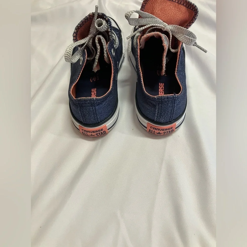Converse Blue and White Chuck Taylor Sneakers